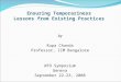 Ensuring Temporariness Lessons from Existing Practices by Rupa Chanda Professor, IIM Bangalore WTO Symposium Geneva September 22-23, 2008