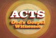 God’s Word, Our Work and Persecution Acts 17:1-5 Gary Hiebsch