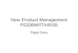 New Product Management PGDBM/IT/HR/IB Rajat Gera