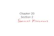 Chapter 20 Section 2. Feminism The Feminist movement emerged in the 1960s. Feminism is the belief that men and women should be politically, economically,