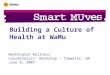 Building a Culture of Health at WaMu Washington Wellness Coordinators’ Workshop – Tumwater, WA June 8, 2007