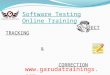 Software Testing Online Training DEFECT TRACKING & CORRECTION 