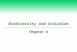 Biodiversity and Evolution Chapter 4. 4-1 What Is Biodiversity and Why Is It Important?  Concept 4-1 The biodiversity found in genes, species, ecosystems,