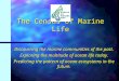 The Census of Marine Life Discovering the marine communities of the past. Exploring the multitude of ocean life today. Predicting the pattern of ocean