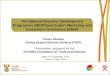 The National Exporter Development Programme (NEDP)and Export Marketing and Investment Assistance (EMIA) 1 Date: 07 November 2014 Venue: Cape Town Presentation