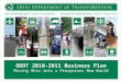 ODOT 2010-2011 Business Plan Moving Ohio into a Prosperous New World