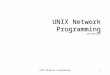 UNIX Network Programming1 UNIX Network Programming 2nd Edition