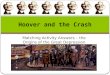 Matching Activity Answers – the Origins of the Great Depression Hoover and the Crash