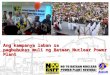 Ang kampanya laban sa pagbubukas muli ng Bataan Nuclear Power Plant
