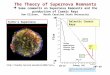 The Theory of Supernova Remnants  Some comments on Supernova Remnants and the production of Cosmic Rays Don Ellison, North Carolina State University Tycho’s