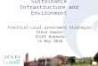 1 Sustainable Infrastructure and Environment Practical Local Government Strategies Steve Gawler ICLEI Oceania 14 May 2010