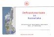 Infrastructure in Karnataka Infrastructure Development Department Govt. of Karnataka ________________________________________ ___________ 9/12/20151Infrastructure