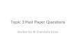 Topic 3 Past Paper Questions Review for IB Chemistry Exam