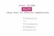 User Guide - sharp tools for effective Communication ProAnalytics ProCompare ProReport ProSearch