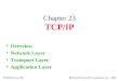 Chapter 23 TCP/IP Overview Network Layer Transport Layer Application Layer WCB/McGraw-Hill  The McGraw-Hill Companies, Inc., 1998