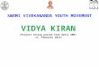 SWAMI VIVEKANANDA YOUTH MOVEMENT (Project review period from April 2007 to February 2012)