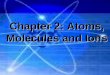 Chapter 2: Atoms, Molecules and Ions. Early Models of Atoms Democritus (460-400B.C.) first suggested the existence of these particles, which he called
