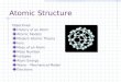 Atomic Structure Objectives: History of an Atom Atomic Models Modern Atomic Theory Ions Mass of an Atom Mass Number Isotopes Atom Energy Wave – Mechanical