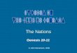 Genesis 10-11 © John Stevenson, 2009 The Nations