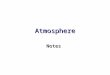 Atmosphere Notes. What is it?   Atmosphere is a mixture of gases that surrounds Earth. – –Contains oxygen you breathe – –Protects from sun’s rays