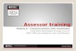Assessor training Module 6 â€“ Communications with Candidates Interstate Renewable Energy Council IREC ISPQ Accreditation and Certification Assessor Training