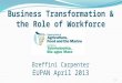 Business Transformation & the Role of Workforce Planning Breffini Carpenter EUPAN April 2013 1