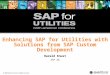 © 2008 Eventure Events. All rights reserved. Enhancing SAP for Utilities with Solutions from SAP Custom Development Harald Knust SAP AG
