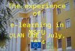 The experience of e-learning in MSFU ULAN UDE, July, 2014