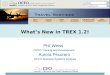 1 Phil Weiss OCFO Training and Development What’s New in TREX 1.2! Aurora Pecoraro OCFO Business Systems Analysis
