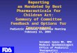 1 Adverse Event Review and Reporting as Mandated by Best Pharmaceuticals for Children Act: Summary of Committee Feedback and Options for Improvement Solomon