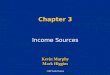 Chapter 3 Income Sources ©2007 South-Western Kevin Murphy Mark Higgins Kevin Murphy Mark Higgins