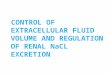 CONTROL OF EXTRACELLULAR FLUID VOLUME AND REGULATION OF RENAL NaCL EXCRETION
