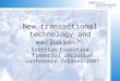 New transactional technology and exclusion? Scottish Executive financial inclusion conference October 2007