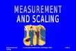 Measurement and Scaling Slide 1© Associate Professor Dr. Jamil Bojei, 2007