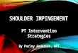 SHOULDER IMPINGEMENT PT Intervention Strategies By Parley Anderson, DPT