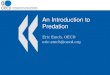 An Introduction to Predation Eric Emch, OECD eric.emch@oecd.org