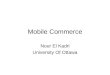 Mobile Commerce Nour El Kadri University Of Ottawa