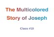 The Multicolored Story of Joseph Class #10. Book Suggestion Shaped by God Max Lucado