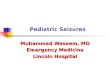 Pediatric Seizures Muhammad Waseem, MD Emergency Medicine Lincoln Hospital