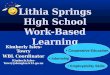 Lithia Springs High School Work-Based Learning Kimberly Isles-Towry WBL Coordinator Kimberly.Isles- Towry@douglas.k12.ga.us Internship Cooperative Education