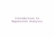 Introduction to Regression Analysis. Two Purposes Explanation –Explain (or account for) the variance in a variable (e.g., explain why children’s test