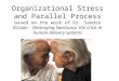 Organizational Stress and Parallel Process based on the work of Dr. Sandra Bloom: Destroying Sanctuary: the crisis in human delivery systems