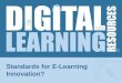 Standards for E-Learning Innovation?. Overview A bit of History The nature of standards: layered technologies, de facto and de jure standards Recent developments