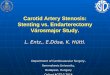Carotid Artery Stenosis: Stenting vs. Endarterectomy Városmajor Study. L. Entz,, E.Dósa, K. Hüttl. Department of Cardiovascular Surgery, Semmelweis University,
