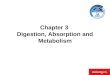 OPEN DAY  Chapter 3 Digestion, Absorption and Metabolism