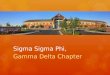 Sigma Sigma Phi, Gamma Delta Chapter. Leadership  President – Katie Nelson  Vice President – Justin Watkins  National Liaison – Anna Kenney  Secretary