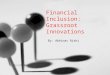 Financial Inclusion: Grassroot Innovations By: Abhinav Rishi