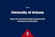 University of Arizona Paying For and Implementing Captioning Both Proactively and Reactively