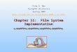 Chapter 11: File System Implementation Hung Q. Ngo KyungHee University Spring 2009 