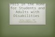 PBIS in the Home for Students and Adults with Disabilities Kelly Jewell, PhC kjewel2uw@gmail.com